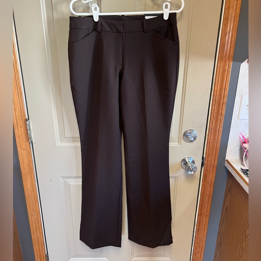 Dark brown dress pants